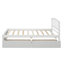 Lit simple avec tiroirs de rangement-464339717