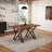 Abreha Faux Wood Rectangular Dining Table