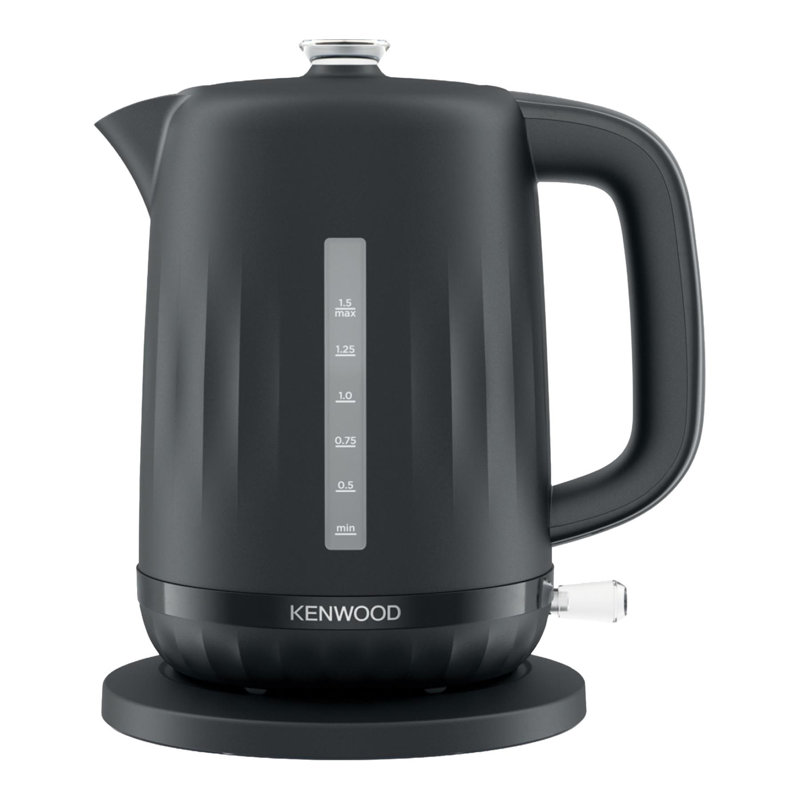 Kenwood Ripple 1.5L Plastic Electric Tea Kettle, Black