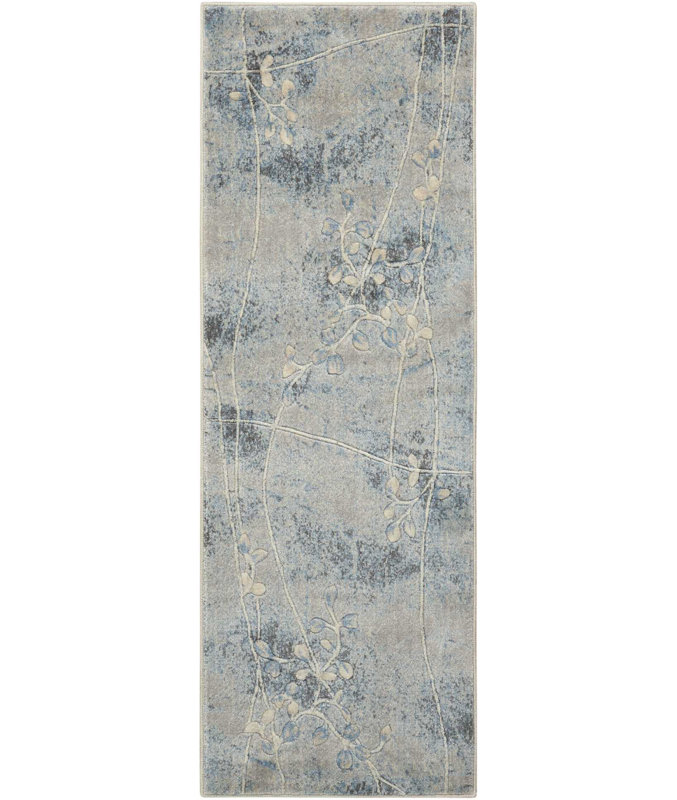 Tapis argenté, Tapis de couloir 2 pi 3 po x 8 pi