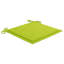  Patio Chairs 2 Pcs With Bright Green Cushions Solid Teak Wood