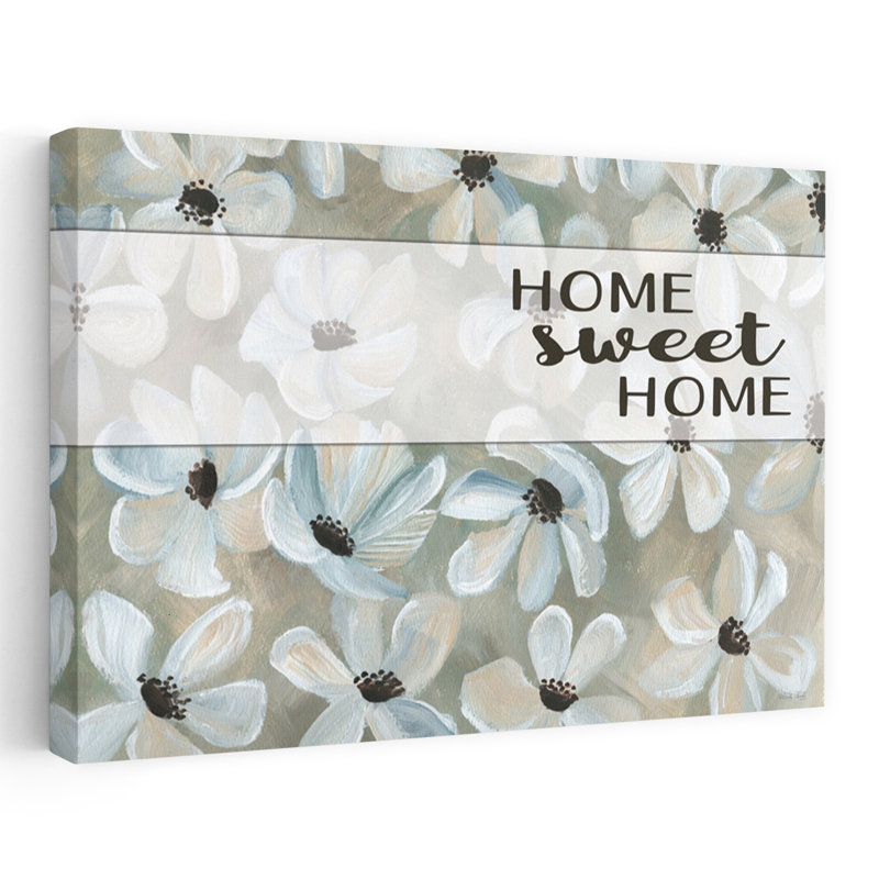 Home Sweet Home, art contemporain de l'architecture du printemps, H 16 po x l 24 po
