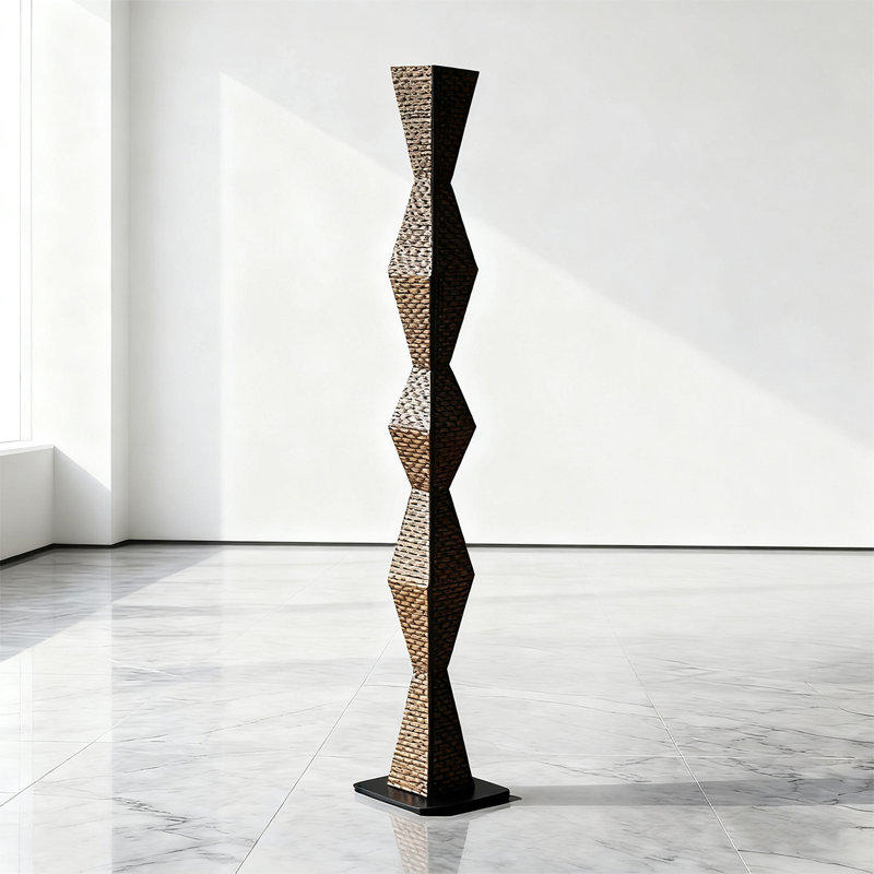 Medieval-Style Teak Column Decorations