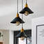 3 - Light Black Cone Pendant