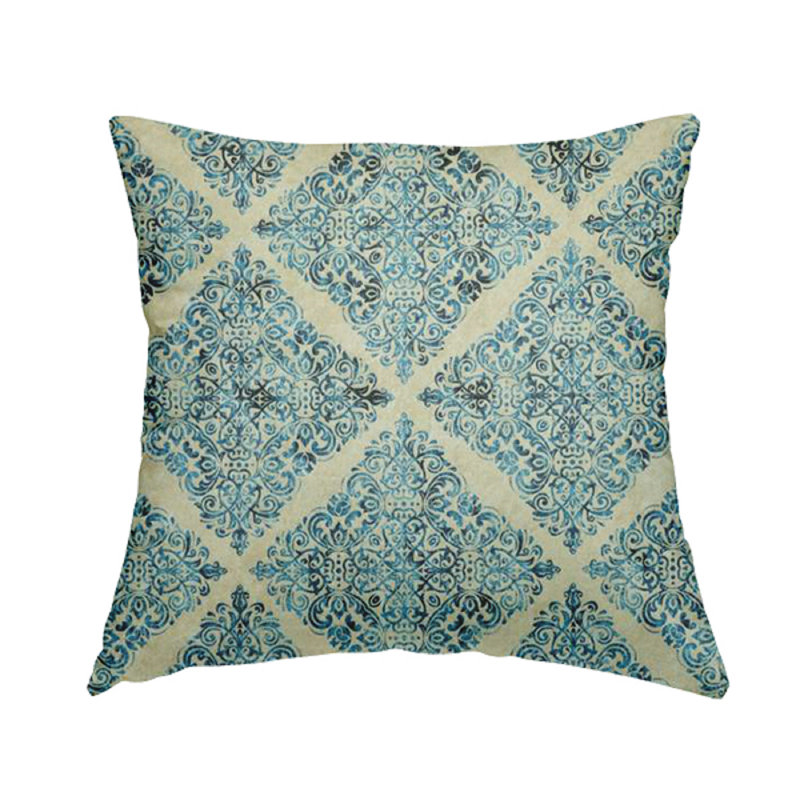 Tioga Geometric Square Cushion, 43cm H x 43cm W x 5cm D