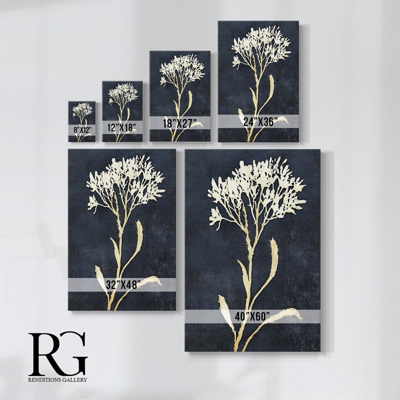 Floral CXXXII Gallery Wrapped Canvas - Ready To Hang, 36" H x 24" W