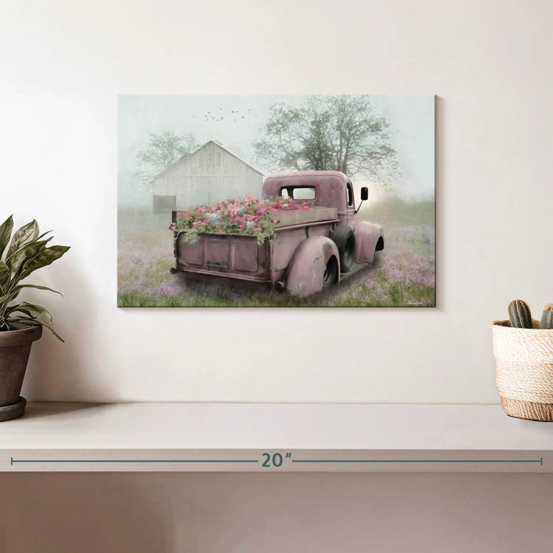 Camion rose Mehar, H 8 po x l 12 po