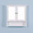Wooden Frame Cabinet, Wall Mounted Bathroom Cabinet With 2 Mirror Doors And Adjustable Shelf