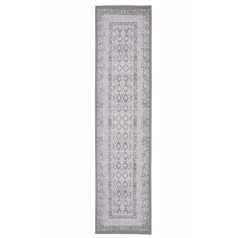 Geometric Indoor Rug, Runner 2' x 8'