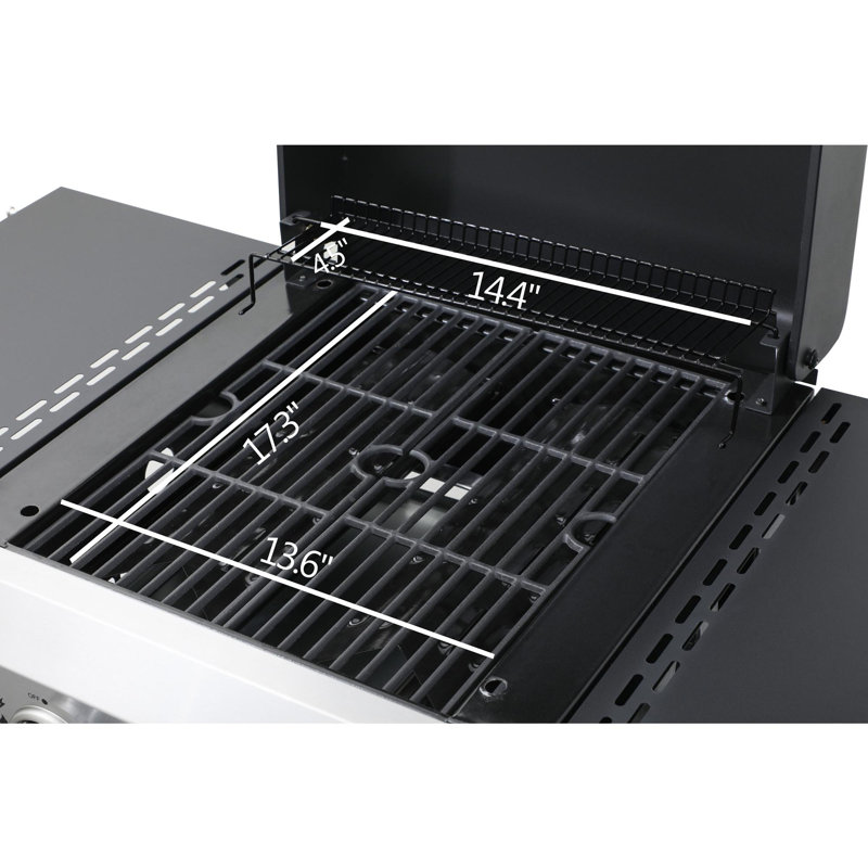 Burner Propane Gas BBQ Grill