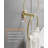 5-Piece Bath Hardware With Towel Bar Towel Rack Towel Hook Toilet Paper Holder And Towel Ring Set In Brushed Gold-117789492