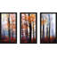 Perdus dans la forêt - ensemble de 3 reproductions de photos encadrées-22483297