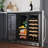 24 Inch Wide 18 Bottle Capacity and 47 Can Capacity Wine and Beverage Cooler