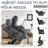 38.98" Wide Power Lift Massage Recliner With Heat, Cup Holders & Phone Stand(Set Of 2)-1115090099