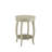 ACME Aberta Accent Table, Antique White-1138689394