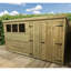 Terrey 14 ft. W x 7 ft. D Solid Wood Garden Shed