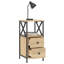 Herendeen 34cm W Iron Bedside Table-328739557-272789201