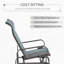 Fauteuil oscillant d'extérieur Outsunny