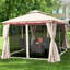 Pavillon de jardin en acier