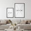 Style Mid-Century, brun foncé, formes abstraites neutres, grand cadre rustique, décor minimaliste M23-101791552-101791555