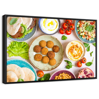 Middle Eastern Dishes Canvas Print