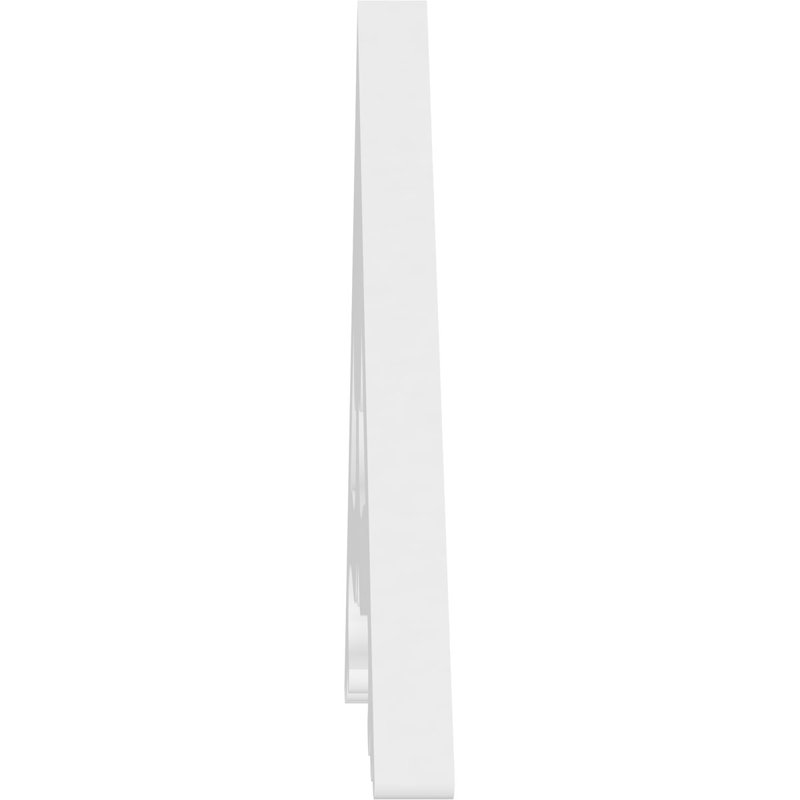 Cornelia en PVC de qualité architecturale, H 10,5 po x l 36 po x P 1 po, 7 / 12