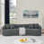 Tissu gris est en rupture de stock