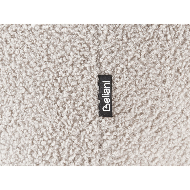 1-Seat Section Ceonna Off-White Boucle, White Boucle, White