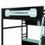 Lit mezzanine en bois avec bureau-1732498082