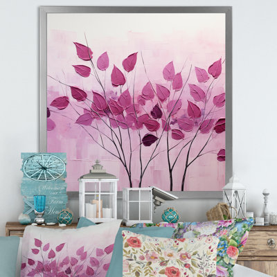 Magenta Motion Leaf style minimaliste II
