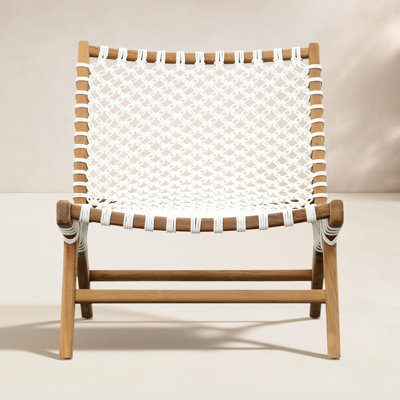 Alacam Teak Outdoor Lounge Chair