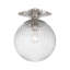 Plafonnier semi-encastré en nickel poli 10 po Altimari-1489307882-1489307885