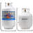 Flame King 30LB Empty Steel Propane Tank LP Cylinder with Type 1 OPD Valve, for Grills and BBQs