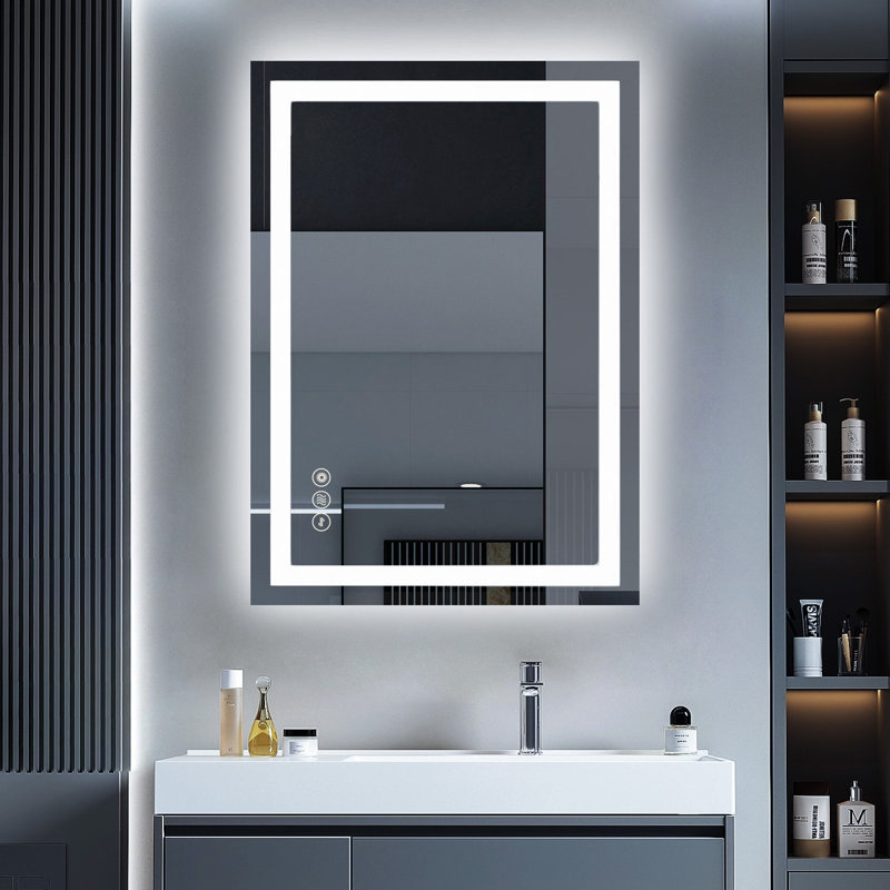 Miroir de salle de bain Carlecia, 20 po x 28 po