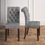 Chaise d'appoint rembourrée et capitonnée Ameriga-501825901-501879681