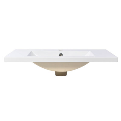 Rectangular Single Bathroom Resin Sink
