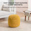 Repose-pieds rembourré moutarde 17 po Sfera-768678627