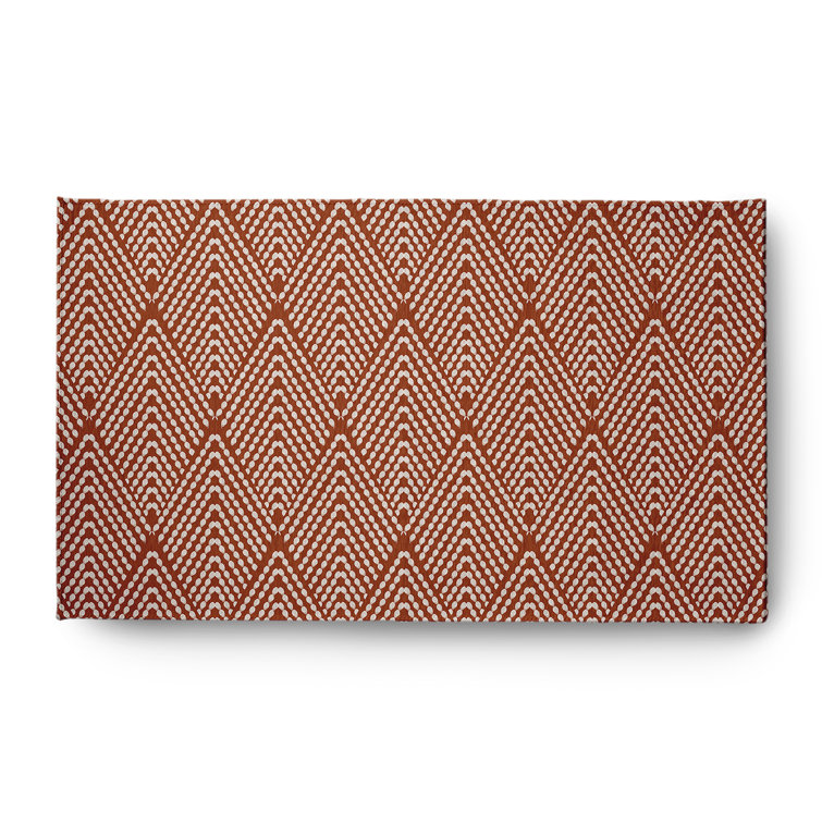 Chenille Geometric Indoor Rug