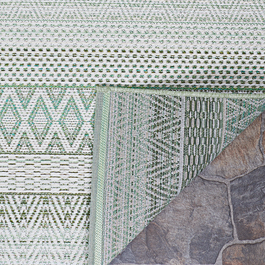 Koski Performance Geometric Indoor / Outdoor Rug Union Rustic Rug 