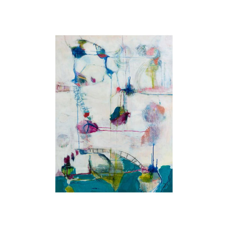 Travelling par Susie Zolghadri - Peinture, Couche de verre, H 67 po x l 50 po x P 1,5 po