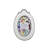 4 X 6 Oval With Sideline Ceramic Frame