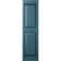 Lifetime Vinyl Standard Two Equal Raised Panel Shutters with Shutter-Locks & Matching Screws