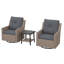 Ensemble de conversation 3 pièces pour patio avec coussins Alto-130891248