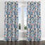 Rideaux Modern Window - rideau à œillets patchwork bleu et rose - 1 panneau-1614491761-1614491765
