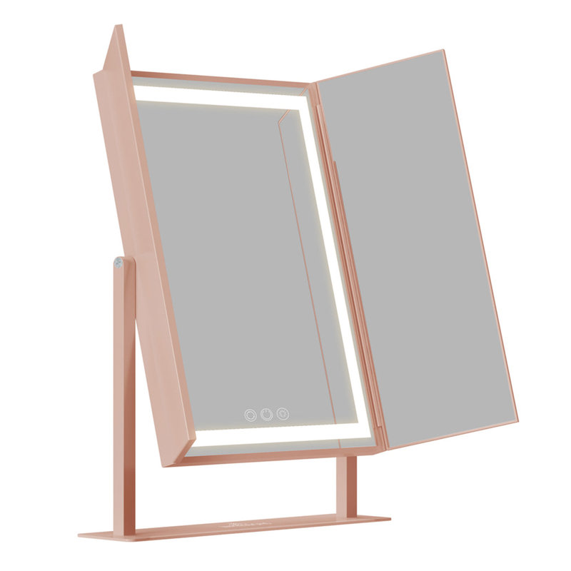 Miroir de salle de bain Lavish, Or rose