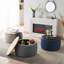 Repose-pieds rond avec rangement-263930615
