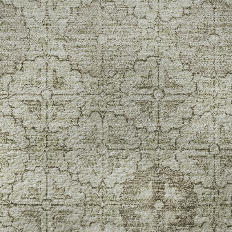 Premium Machine Washable Xamiera AMF1855 Geometric Rug, Rectangle 8' x 10'