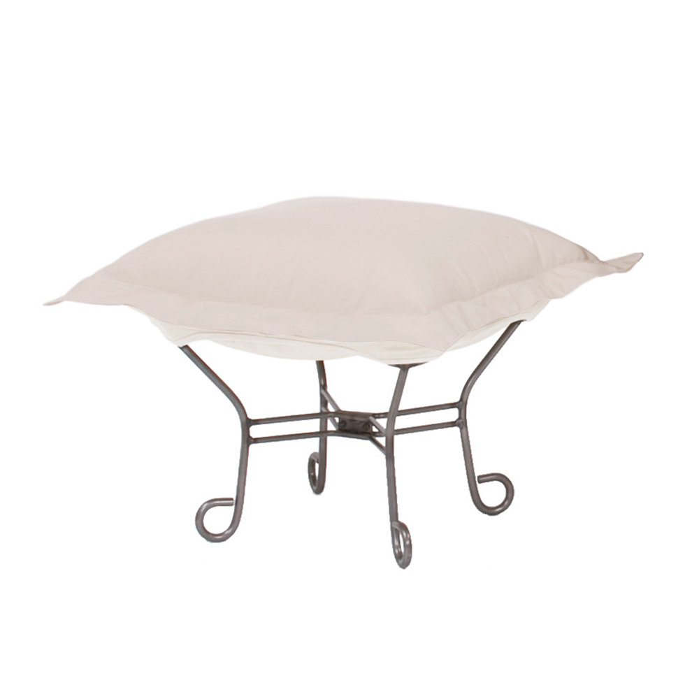 Olen Sunbrella Outdoor Ottoman Cushion, Seascape Sand Sunbrella® Canvas