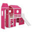 Lit mezzanine simple avec glissade et tour-434105428