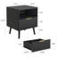 Ensemble de chambre à coucher, commode et tables de chevet 4 pièces-1188216809
